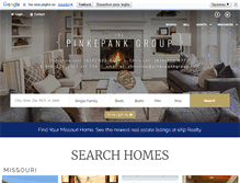 Tablet Screenshot of pinkepankgroup.com